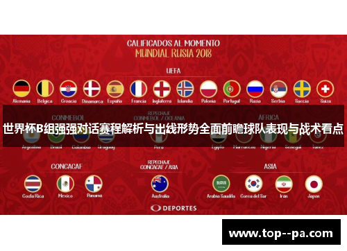 世界杯B组强强对话赛程解析与出线形势全面前瞻球队表现与战术看点